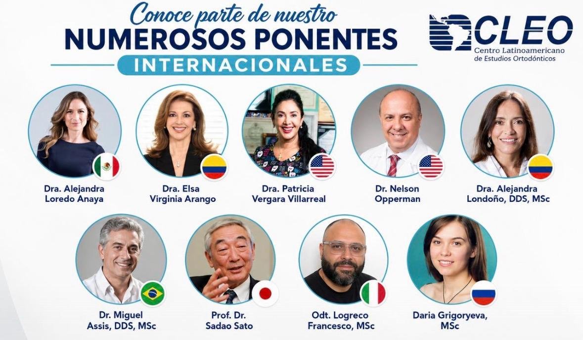 Ponentes nacionales e internacionales de CLEO